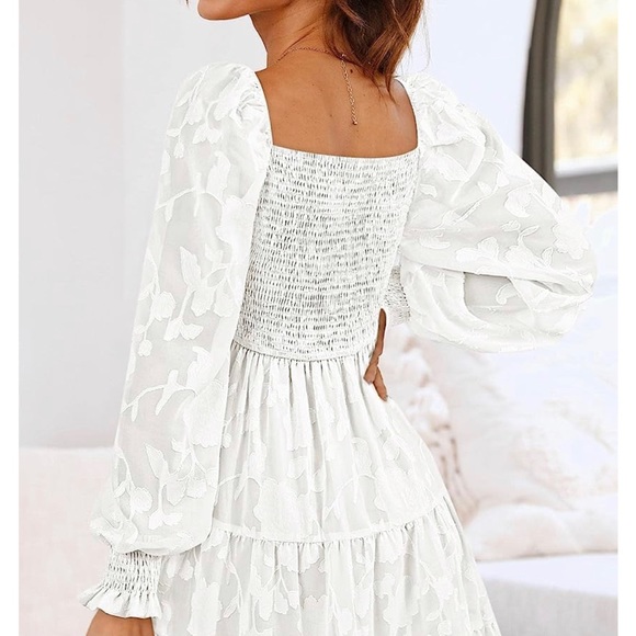 White babydoll dress - Picture 3 of 4